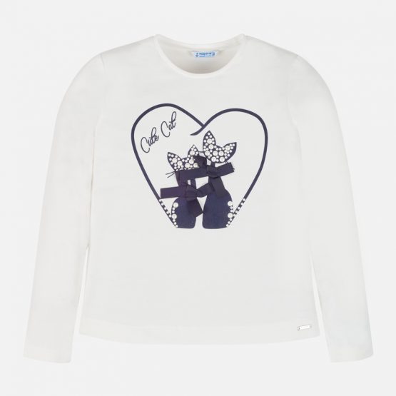 Maglietta gattini ragazza Art 7006