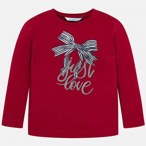 Maglietta manica lunga bambina Art 4016