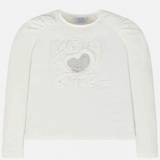 Maglietta con paillette reversibili ragazza Art 7003