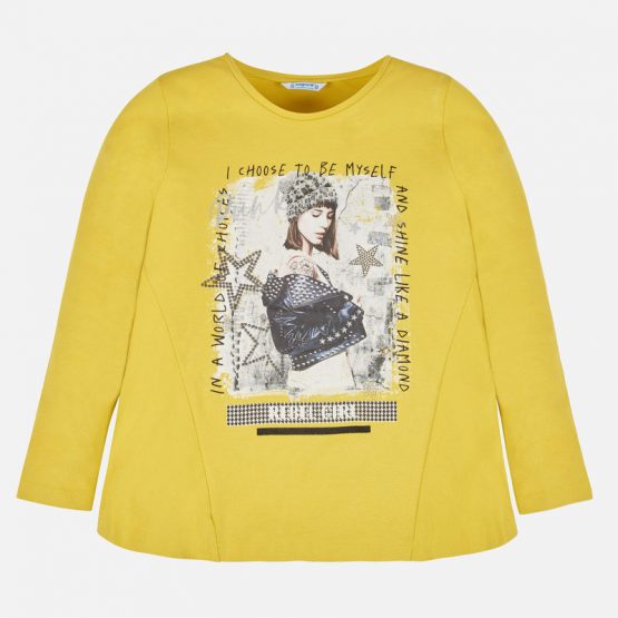 Maglietta print ragazza Art 7020