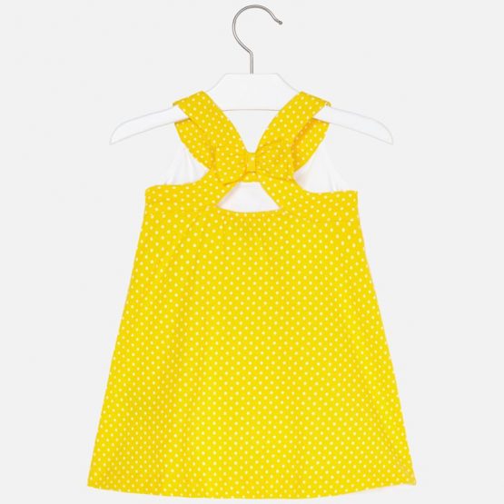 Vestito spalla con fiocco bambina