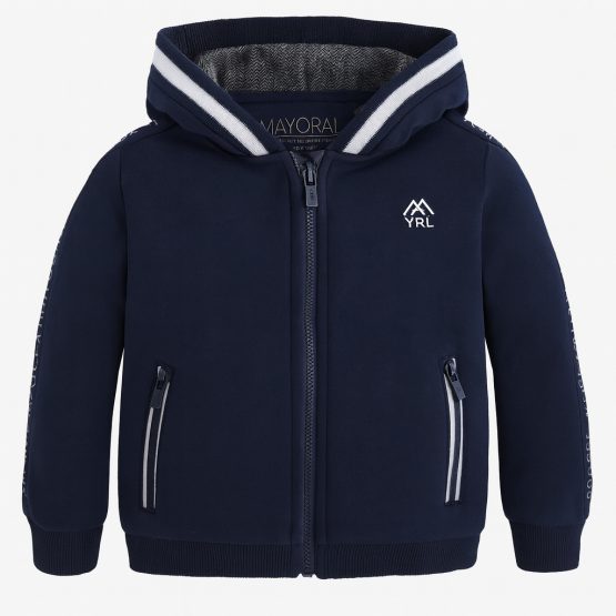 Mayoral Giacchino Bambino Blu con Cappuccio – Felpa Zip Sportiva