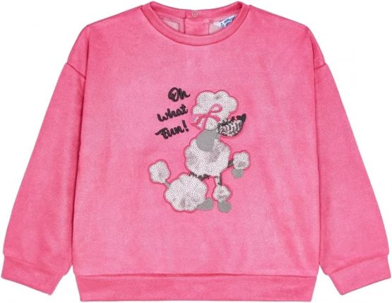 Felpa bimba rosa con paillettes – COD 4430