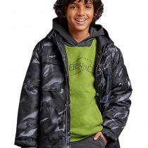 Mayoral Giubbotto Bambino Invernale con Cappuccio – Fantasia Camouflage Nero | Caldo e Imbottito | Taglie 3-9 anni
