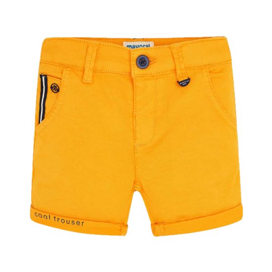 Bermuda bimbo giallo in cotone elasticizzato – COD 3250E